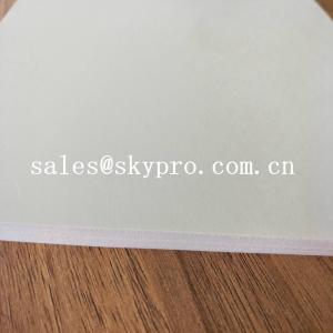 China Smooth Latex Rubber Sheet Roll Non Toxic Silicone Soft White SBR Rubber Sheet supplier