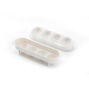 China CE EU Silicone Kitchenware Products 115g Spherical Ice Cube Tray With Lid supplier