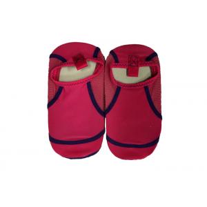 China Red Color 2mm Neoprene Snorkeling Fin Sock Anti Slip For Women Watersports supplier