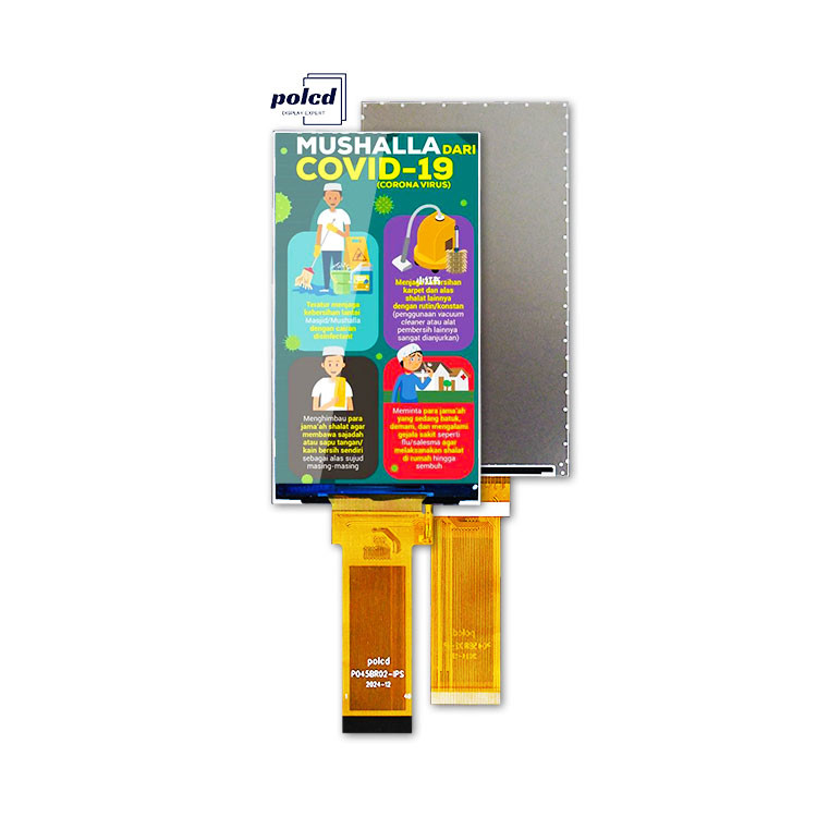 China Polcd Rgb Interface 4.5 Inch Color Display Panels 480*854 Resolution 40pin GC9503V Ic TFT LCD Module wholesale