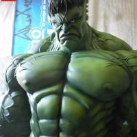 China Street Custom Fiberglass Products Real Resin Marvel Figure Statues on sale