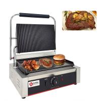 China Kitchen Cooking Electric Panini Sandwich Maker with Cast Iron BBQ Grills and Plates on sale