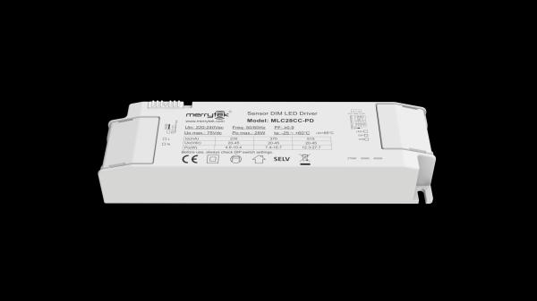 28W Max Sensor DIM Led Driver, 230mA-615mA Output, Color Temperature Selectable, Flicker Free