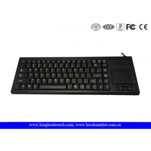 China 87 Keys Plastic Industrial Keyboard With Optical Touchpad , USB Or PS / 2 supplier