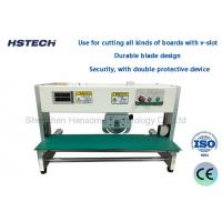 China 400mm Length PCB Board Cutting Machine Circular Blade Moving Low Force Stress HS-300 on sale