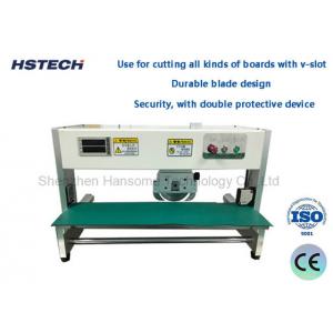 400mm Length PCB Board Cutting Machine Circular Blade Moving Low Force Stress HS-300