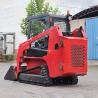 China Diesel EPA CE Approved Track Skid Steer Loader Mini Pale Compatte Cingolate with Forestry Mulcher Attachments wholesale