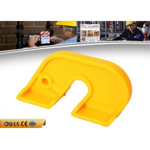 China Nylon Breaker Lock Out Tag Out , 60g Yellow Circuit Breaker Loto Devices supplier