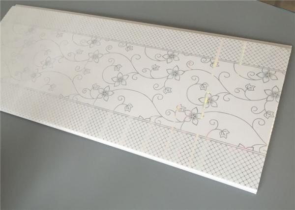 Flower Design Plastic Ceiling Sheets , Waterproof Ceiling Panels Pvc 30cm×7mm