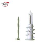 China 19-42mm length ceiling drywall anchor plastic screw fastener DIN Standard on sale