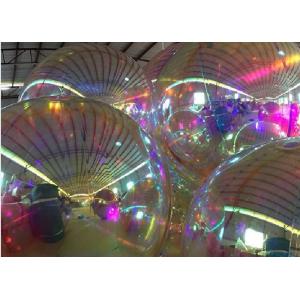 China Indoor Inflatable Mirror Balloon , Mirror Ball Decorations 1m Diameter supplier