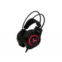 China Gaming Headset Breathing LED Lights / PC Headset With Mic on sale