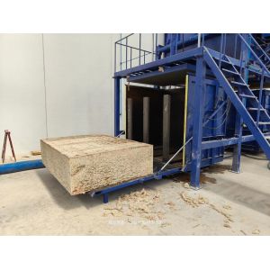 China Automated Industrial Rebonding Foam Machine 3 Blocks/H High Productivity wholesale