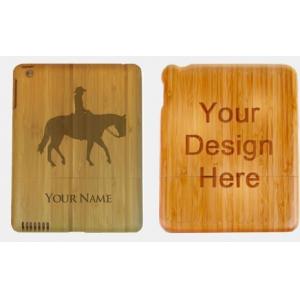 Protective and decorative eco-friendly bamboo case wood case for ipad air