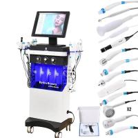 China 14 In 1  Hydra Dermabrasion Machine Oxygen Injector H2O2 Oxygen Facial Skin Care on sale