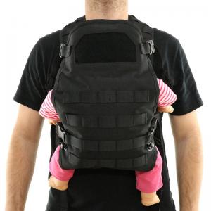 China Dad Tactical Baby Backpack Carrier , High Safety Baby Tactical Vest supplier
