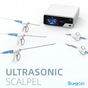 Ultrasonic Cutting Hemostatic Scalpel System Gun Type Shear For Surgical Operation