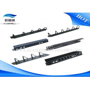 China 1 U Rack Mount 19'' Network Cable Management Rack Gold Plated OEM ROHS Approved supplier