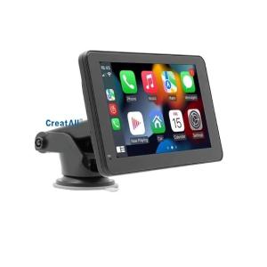 China Créatall 7 pouces lecteur MP5 de voiture portable pour Bluetooth mains libres câblé / sans fil CarPlay & Android Auto stéréo audio WAV MP3 supplier