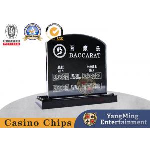 Durable Gambling Lines Limited Bet Casino Game Accessories Custom Winning Logo Design