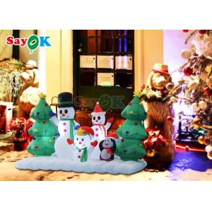 Large Outdoor Lighting Snowman Santa Blow Up Christmas Tree Inflatables Yard Decorations