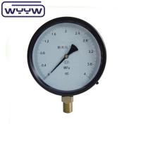 China Dial Size Pressure Gauge Precision Manometer With Black Steel Case on sale
