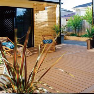 Customized Solid WPC Wood Plastic Composite Decking Tile Panel