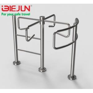 Manual Swing Pedestrian Turnstile Gate Stainless Steel With CE Approval