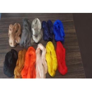 High Shrinkage 25mm 0.9D Polyester Synthetic Fibre Of Wool Spinning