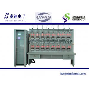 China 16 Positions Three Phase Electric Electricity Energy Meter Test Bench,0.05% accuracy class,Max.120A current output supplier