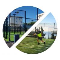 China Customized Tennis Court Turf Artificial Grass Surfacing PE 16mm Blue on sale