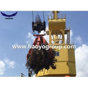 6.3m3 Steel scrap Handling Electro hydraulic orange peel scrap grab bucket