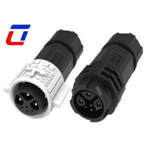 3+4 Multi Pin Waterproof Male Female Connector High Performance Materials