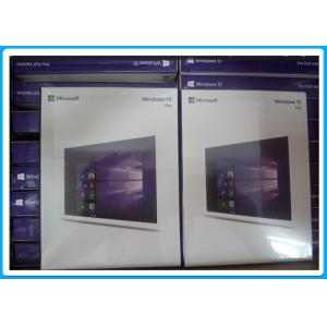 China 32 bit / 64 bit Microsoft Windows 10 Pro Software Retail Box Windows 10 professional wholesale