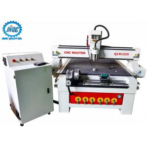 China Wood Carving 1325 Cnc Router Machine , Mini Wood Router With 4th Rotary Axis supplier