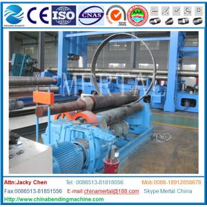 China High Quality Hydraulic 4 Roller CNC Plate rolling machine  with CE Standard wholesale