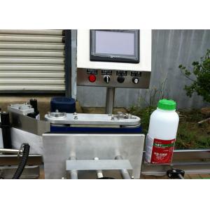 Round Bottle Stick Label Automaticlly Adhesive Labeling Machine 1 Year Warranty