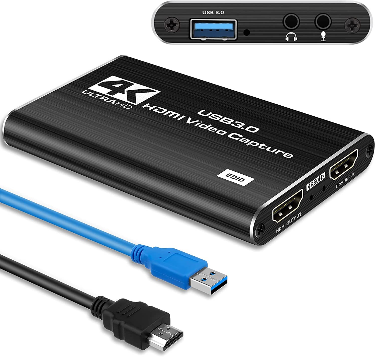 China tarjeta de captura portátil del dispositivo de captura video de 1080P 60fps HDMI USB C HDMI 4Kp60 ROHS on sale