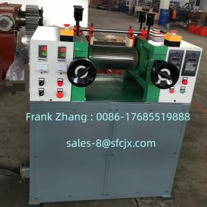 Variable Speed Control 2 Roll Rubber Mixing Machine , 16" Open Rubber Mixing Mill Customization