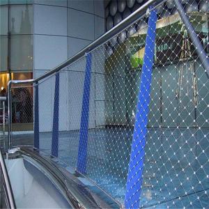 Stainless Steel 316 Anti dropping Rope Mesh For Shopping mall/Market protection