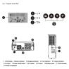 China Display LCD 1500VA todo en uno Inversor solar híbrido 24V para sistema fuera de la red wholesale