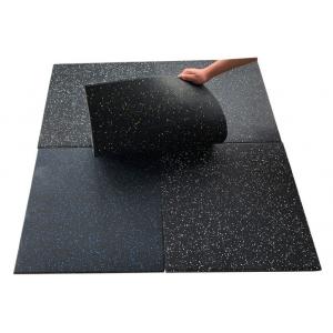 Floor Sports 1.5cm Gym Interlocking Rubber Tiles / Mat