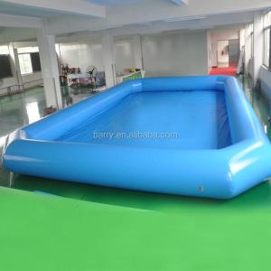 China Logotipo modificado para requisitos particulares inflable material de la piscina del Pvc de EN71 0.6m m supplier