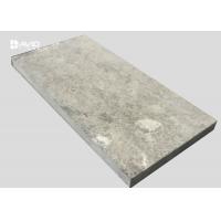 China Decorative Grey Limestone Step Treads 60x30x2cm With Natural / Flamed Surface on sale