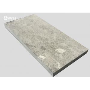 Decorative Grey Limestone Step Treads 60x30x2cm With Natural / Flamed Surface