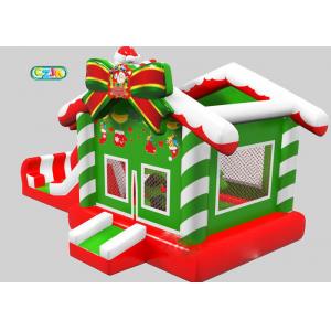 Child Party Pvc Outdoor Christmas Commercial Bouncing Castle With Blower