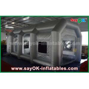 Inflatable Car Tent Mobile Inflatable Air Tent / Inflatable Spray Booth With Filter For Car Cover