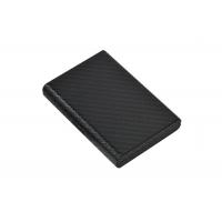 China Carbon Fibre Credit Card Organizer Wallet RFID Blocking Leather Aluminum on sale