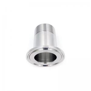 Square Head Code Sanitary Male Thread Ferrule Adapter for DIN/SMS/ISO/3A Standard