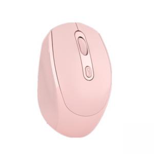 China Pink Wireless Mouse Mold Rechargeable Silent Mouse Bluetooth Dual Mode Game Mouse Makaron Multi Color supplier